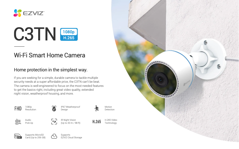 Página nº 1 - Ficha técnica EZVIZ C3TN