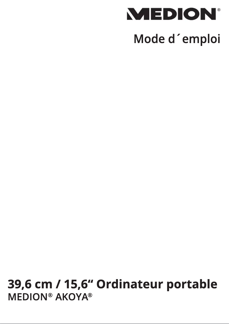 Imagen de la primera página del manual del dispositivo Erazer P6661 MD 99506