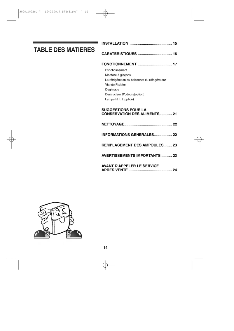 Página nº 1 - Manual de usuario LG GR-T502X