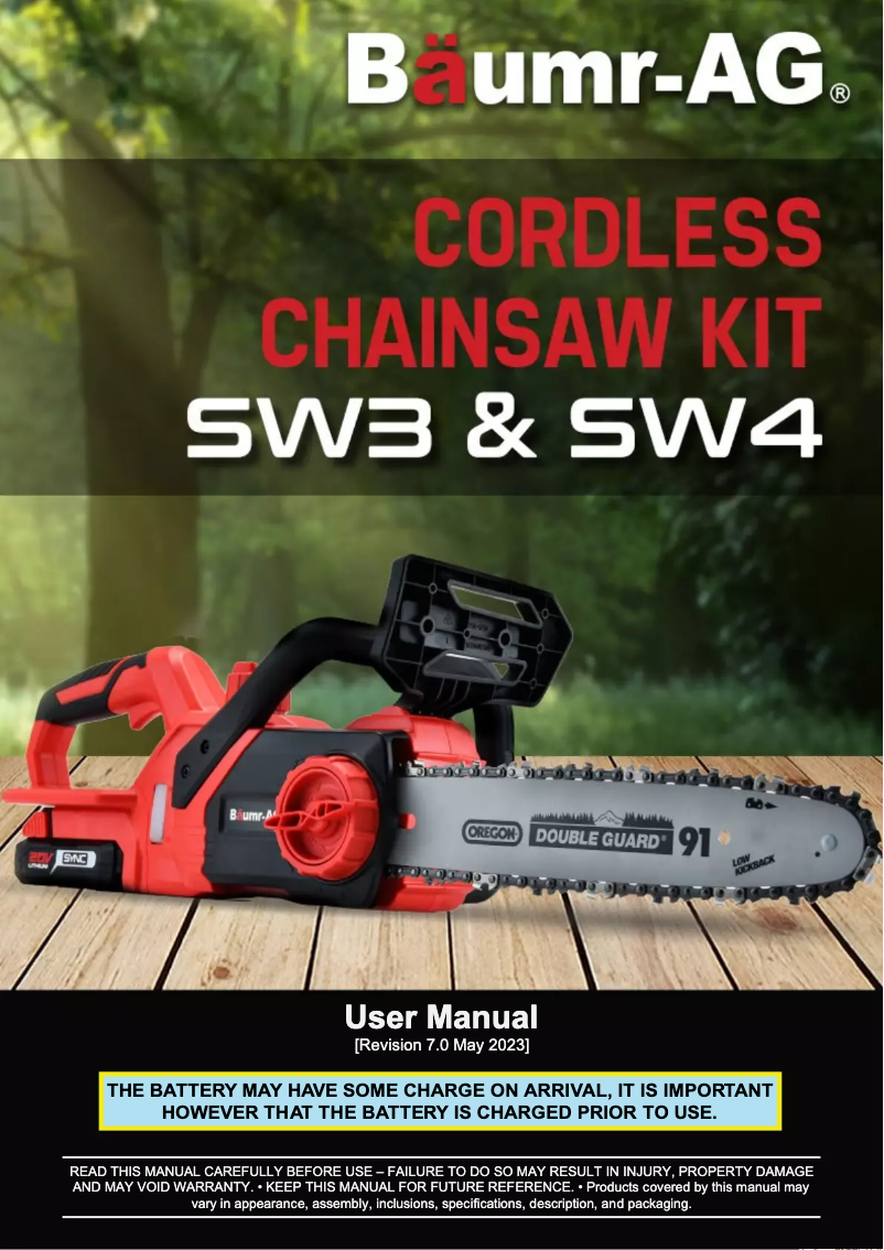 Imagen de la primera página del manual del dispositivo SW3