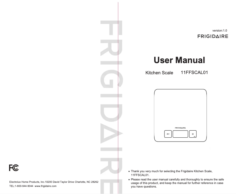 Imagen de la primera página del manual del dispositivo 11FFSCAL01