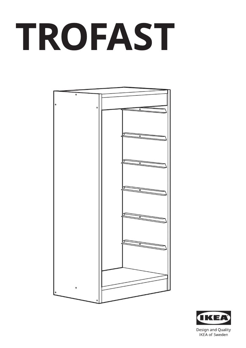 Imagen de la primera página del manual del dispositivo TROFAST 203.514.31