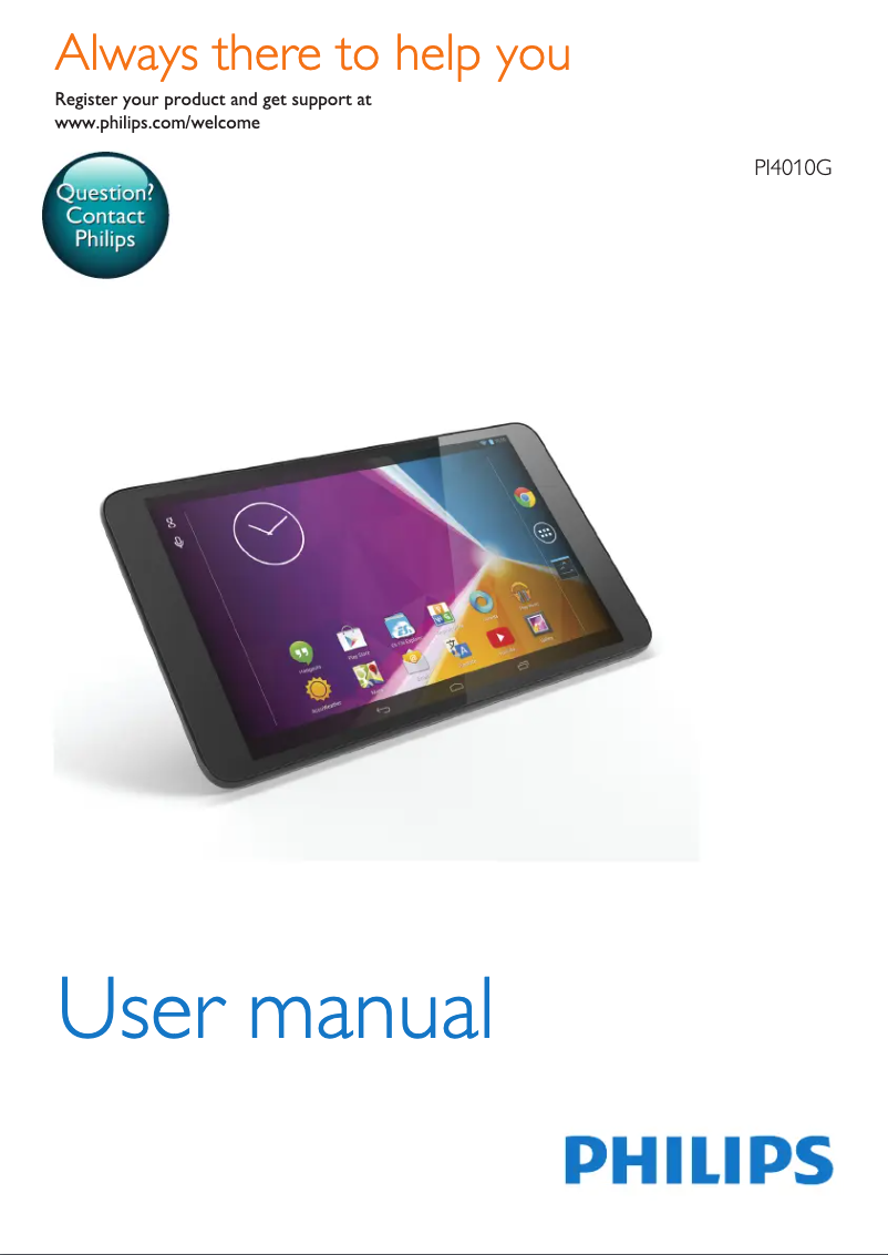 Página 1 del manual Manual de usuario Philips PI4010