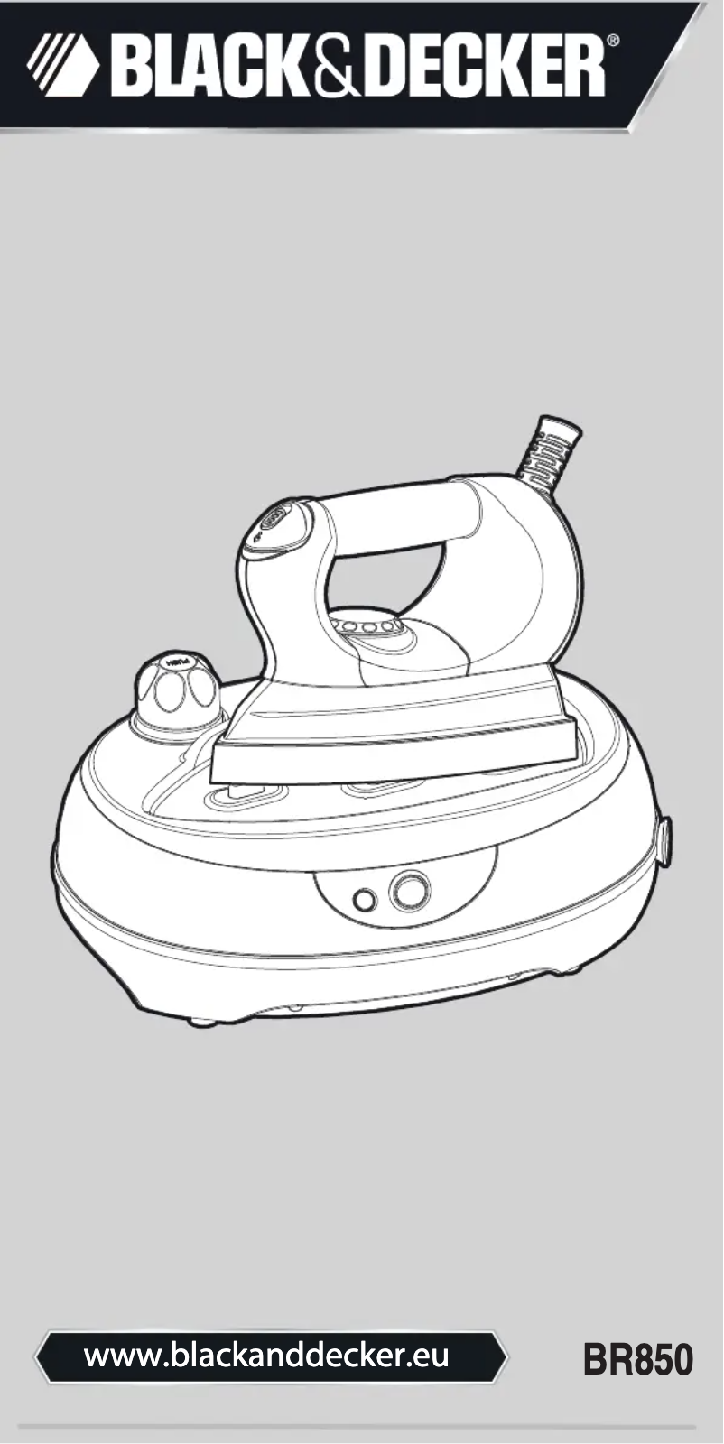 Imagen de la primera página del manual del dispositivo BR850