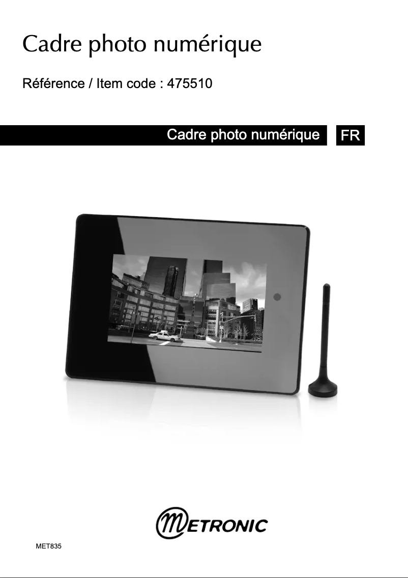 Imagen de la primera página del manual del dispositivo 475510