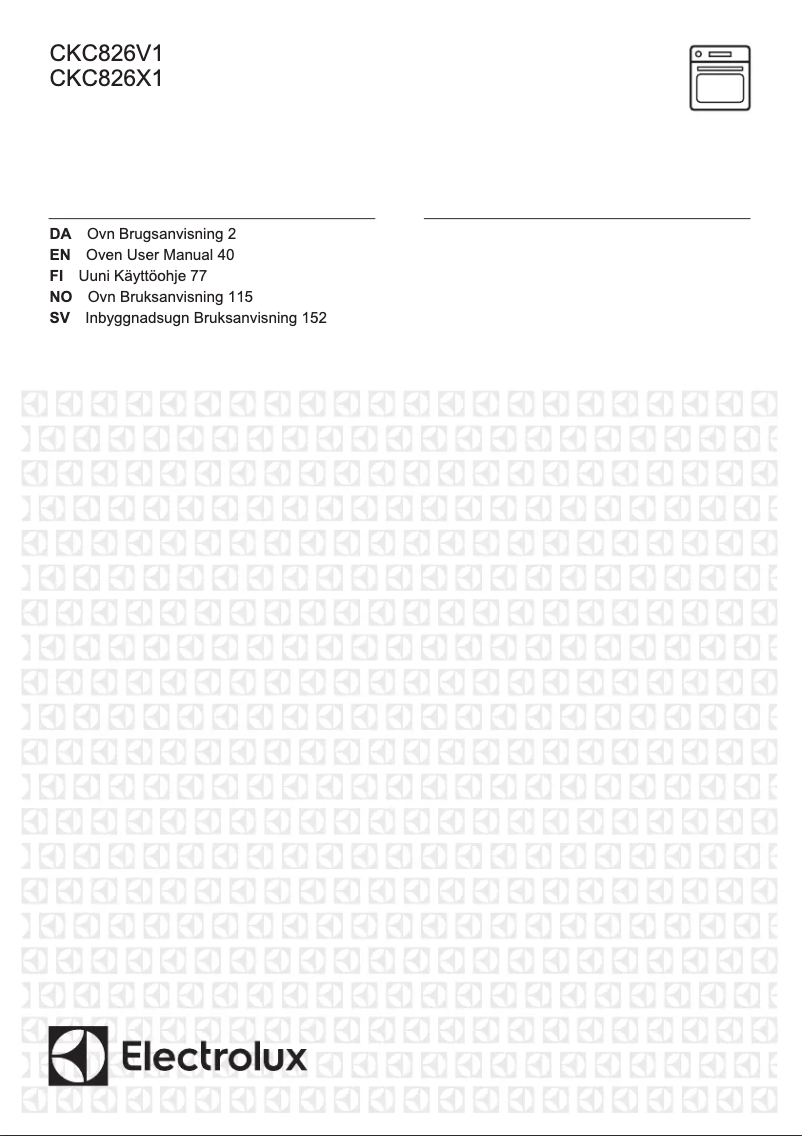 Imagen de la primera página del manual del dispositivo CKC826X1