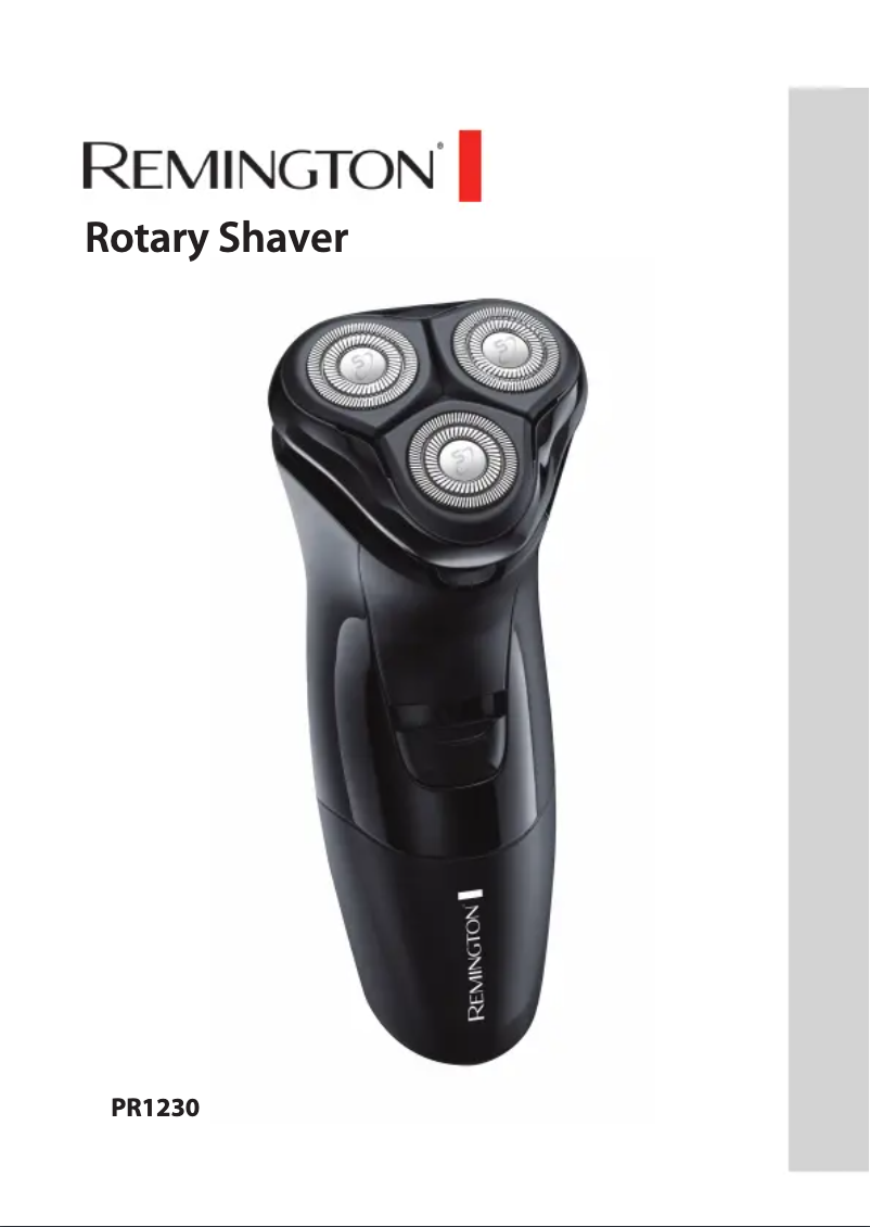 Página 1 del manual Manual de usuario Remington PR1230