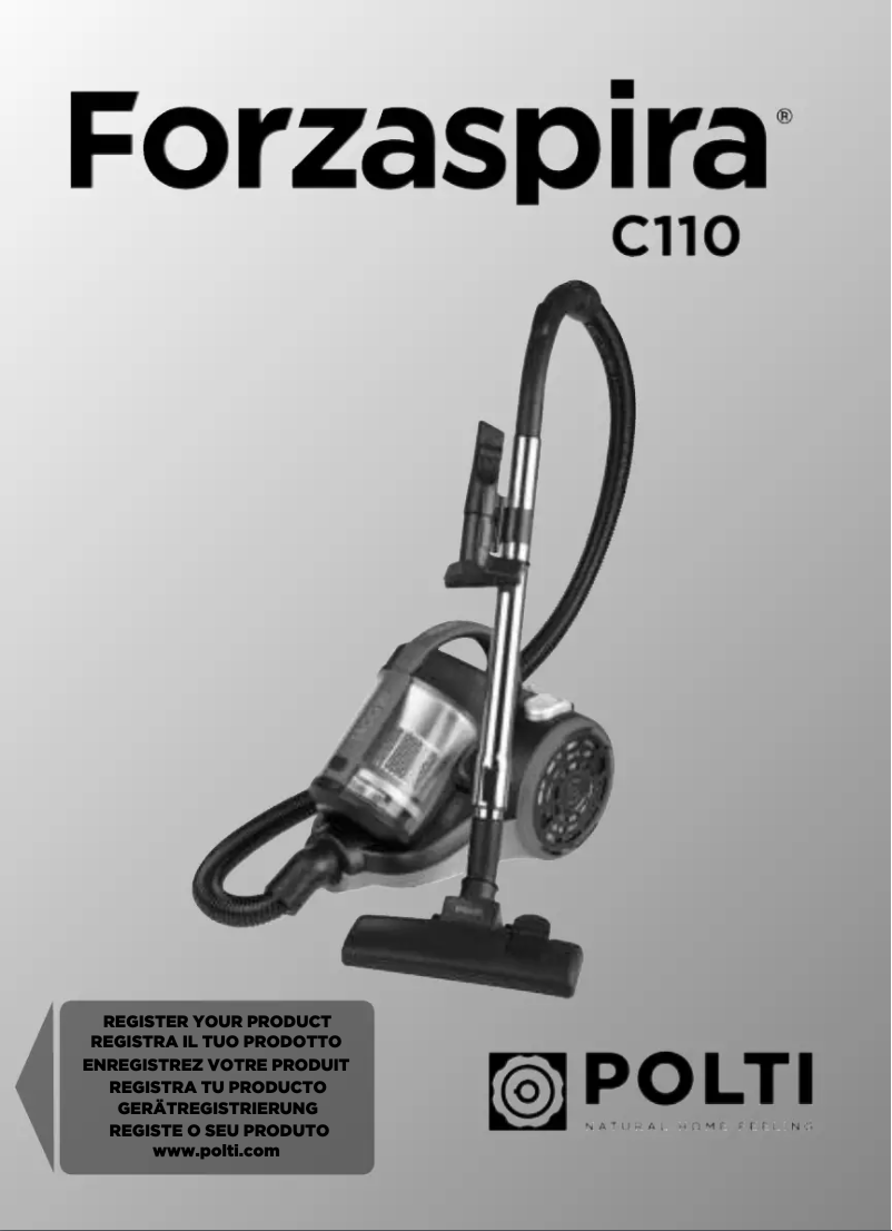 Página nº 1 - Manual de usuario Polti Forzaspira C110