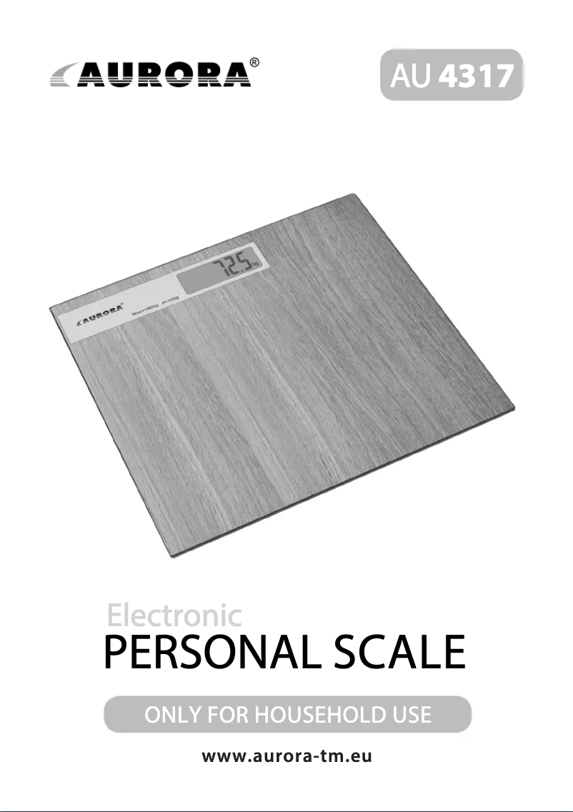 Página 1 del manual Manual de usuario Aurora AU4317