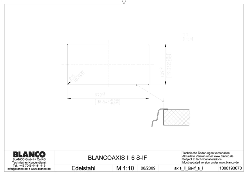 Página 1 del manual Manual de usuario BLANCO AXIS II 6 S-IF