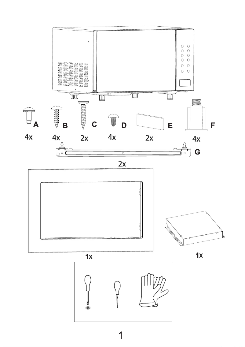 Imagen de la primera página del manual del dispositivo MWI 125 GX UK
