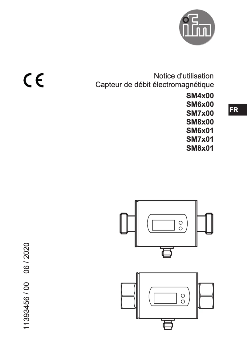 Imagen de la primera página del manual del dispositivo SM6000