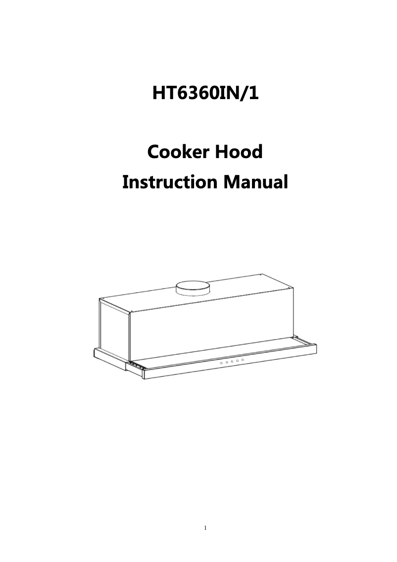 Página 1 del manual Manual de usuario Hoover HT6360IN/1