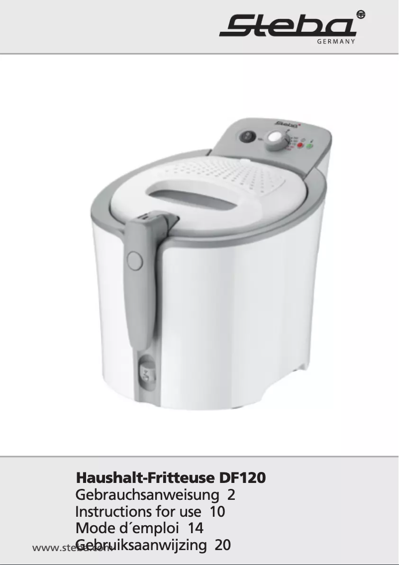 Imagen de la primera página del manual del dispositivo DF 120