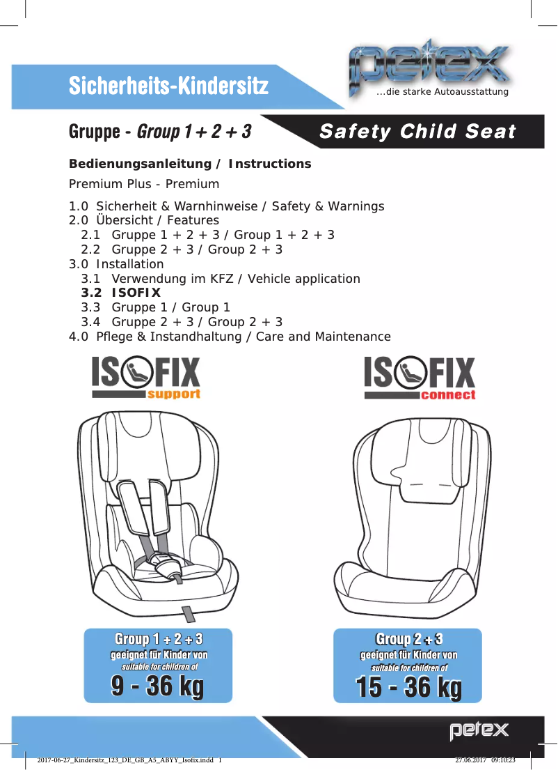 Imagen de la primera página del manual del dispositivo Premium 701