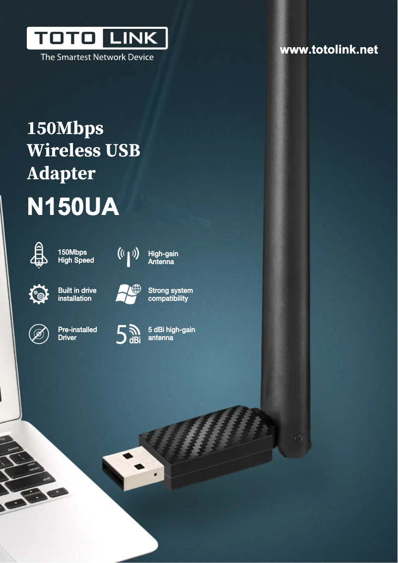Página 1 del manual Manual de usuario Totolink N150UA V2