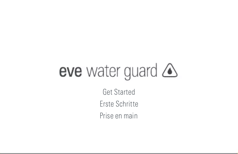 Página 1 del manual Manual de usuario EVE Water Guard