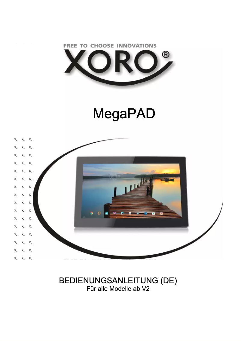 Imagen de la primera página del manual del dispositivo MegaPAD 2404 V4