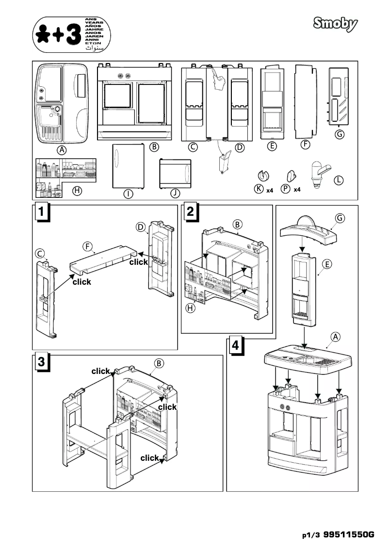 Imagen de la primera página del manual del dispositivo Tefal Chef Cook