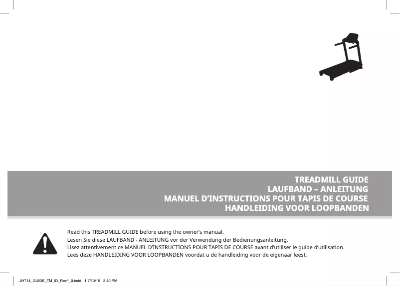 Imagen de la primera página del manual del dispositivo Elite T3000