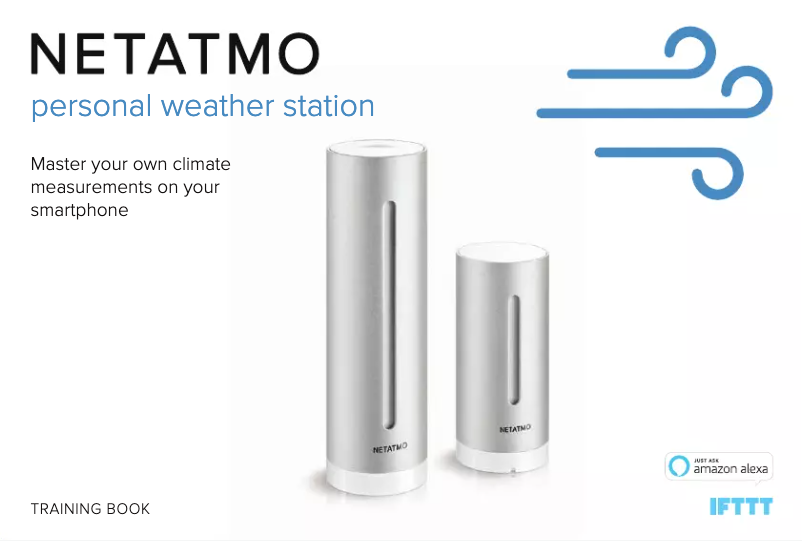 Imagen de la primera página del manual del dispositivo Smart Home weather station