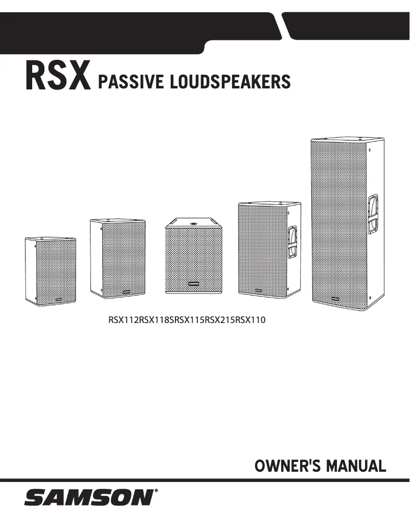 Imagen de la primera página del manual del dispositivo RSX112