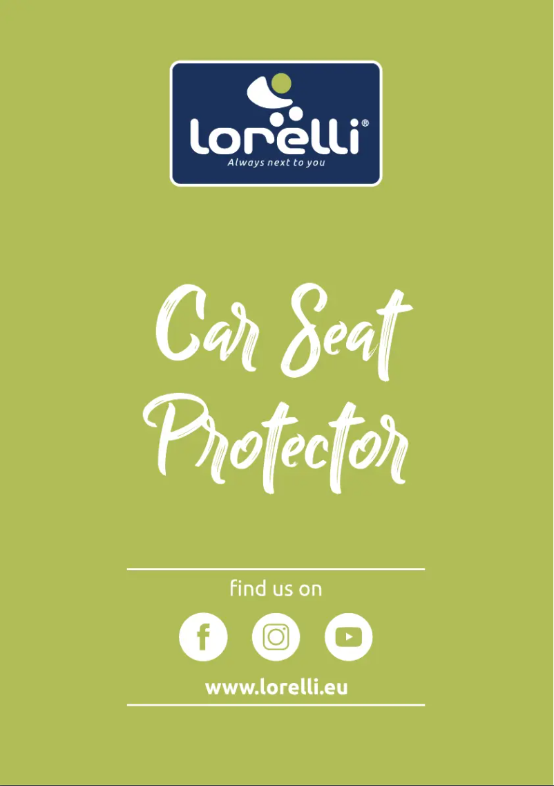 Imagen de la primera página del manual del dispositivo Car Seat Protector