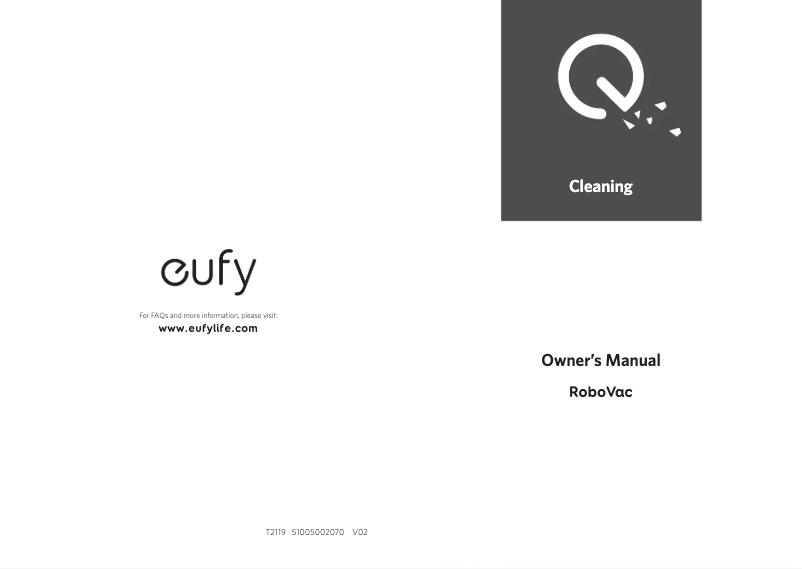 Página 1 del manual Manual de usuario Eufy RoboVac 11S Plus