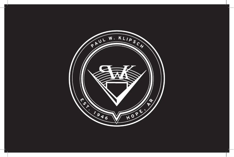 Página 1 del manual Manual de usuario Klipsch R-605FA