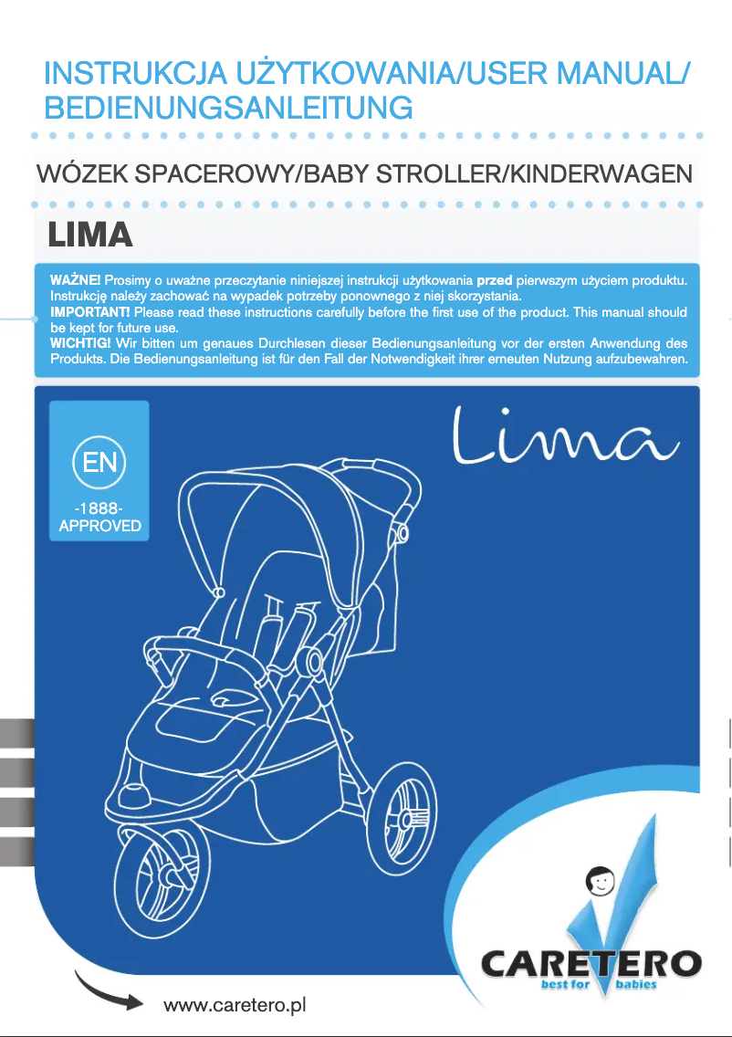 Página 1 del manual Manual de usuario Caretero Lima