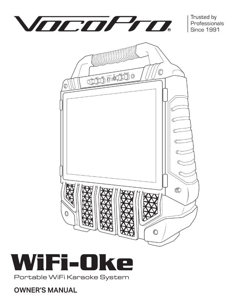 Página 1 del manual Manual de usuario Vocopro WiFi-Oke