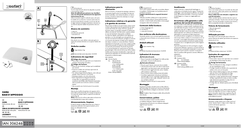 Imagen de la primera página del manual del dispositivo IAN 306246