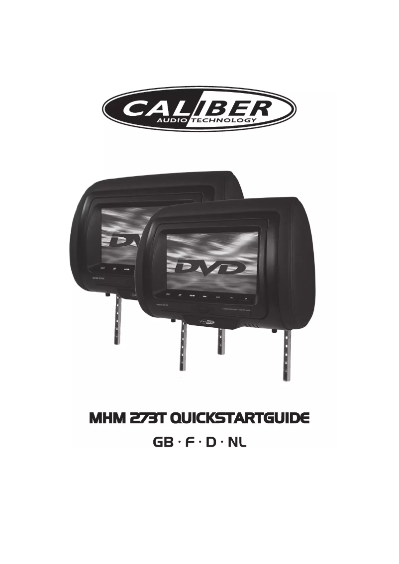 Página 1 del manual Manual de usuario Caliber MHM 273T