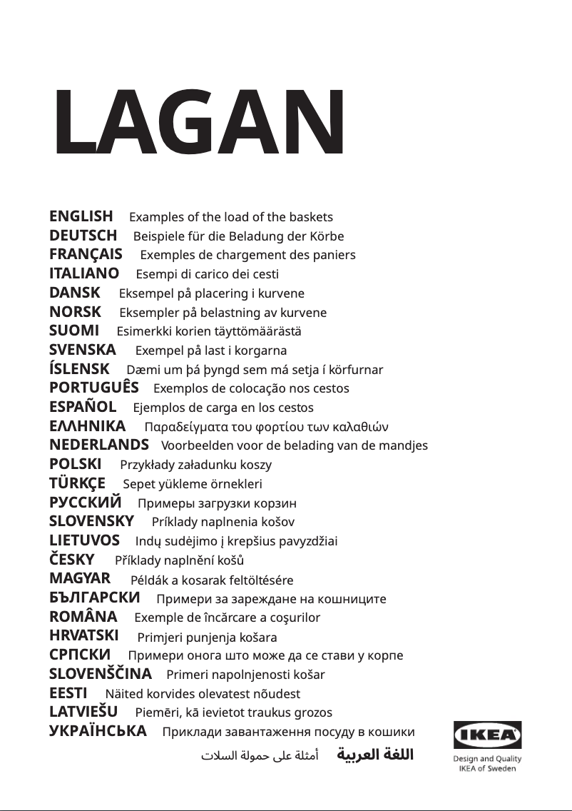 Imagen de la primera página del manual del dispositivo LAGAN 305.089.93