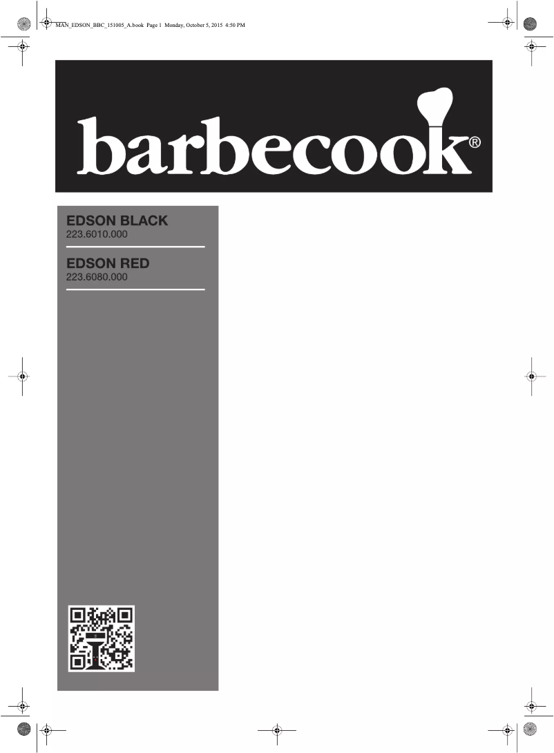 Imagen de la primera página del manual del dispositivo Edson