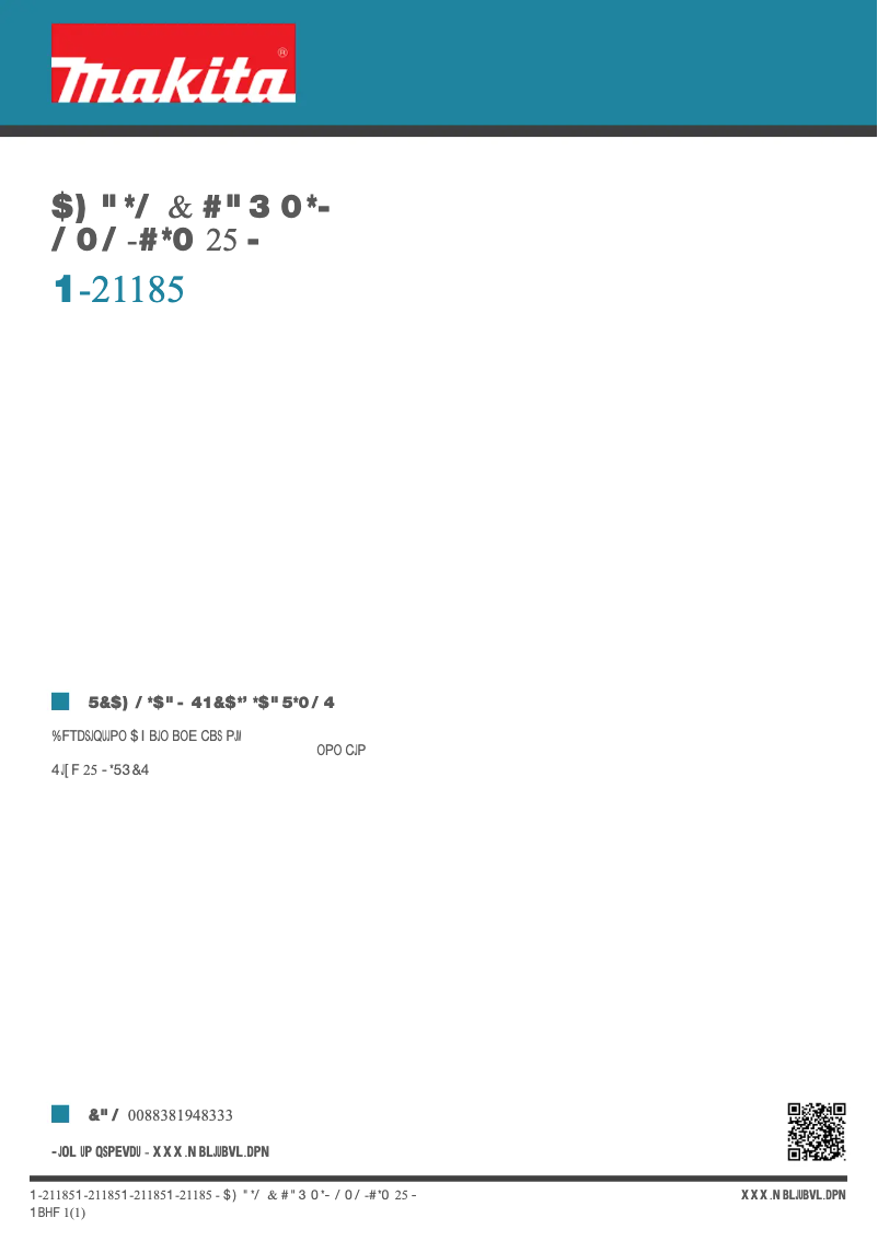 Imagen de la primera página del manual del dispositivo P-21185