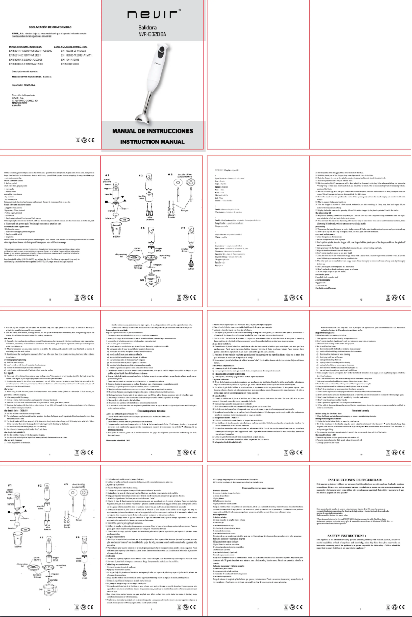 Imagen de la primera página del manual del dispositivo NVR-8320 BA