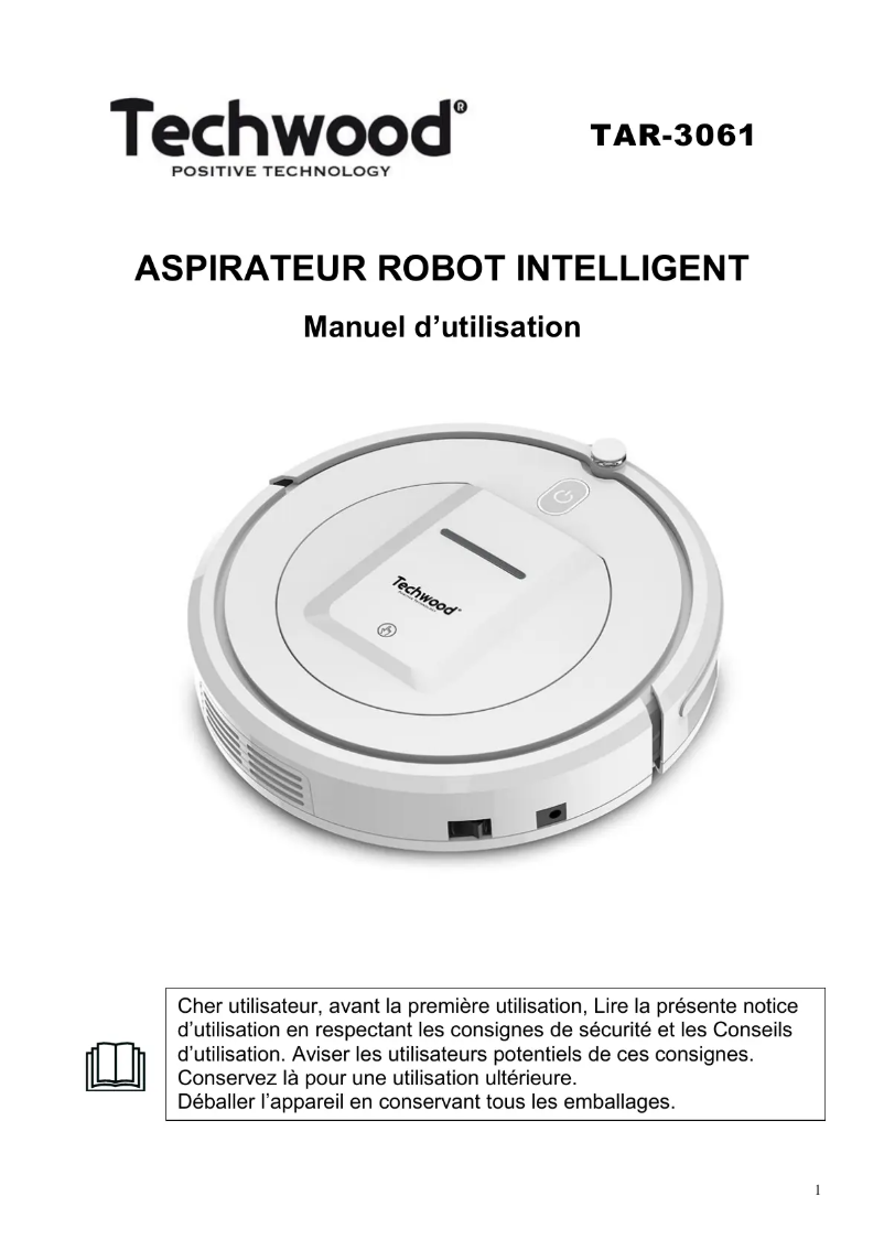 Imagen de la primera página del manual del dispositivo TAR-3061