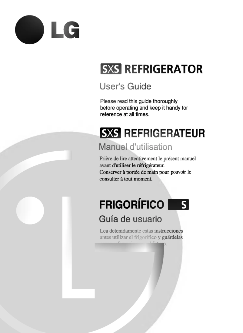 Página nº 1 - Manual de usuario LG GR-P257CUB