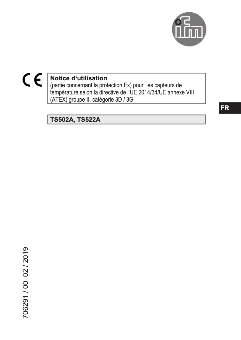 Imagen de la primera página del manual del dispositivo TS502A
