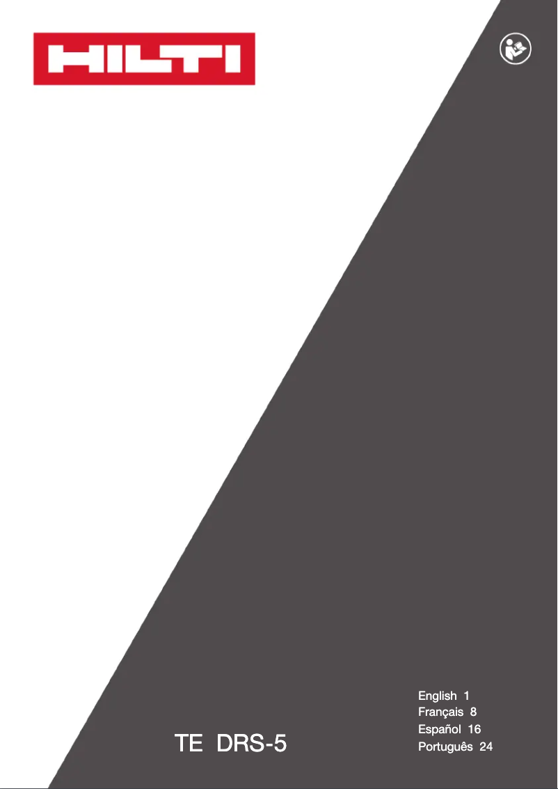 Imagen de la primera página del manual del dispositivo TE DRS-5