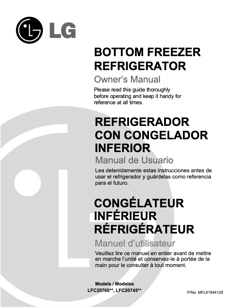 Imagen de la primera página del manual del dispositivo GM-B209JTAH