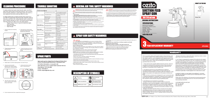 Imagen de la primera página del manual del dispositivo ATK-030U