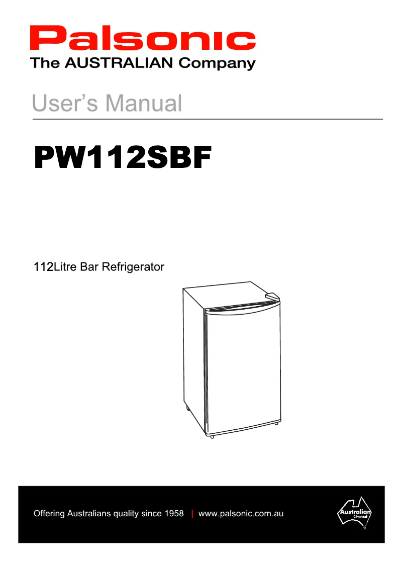 Imagen de la primera página del manual del dispositivo PW112SBF
