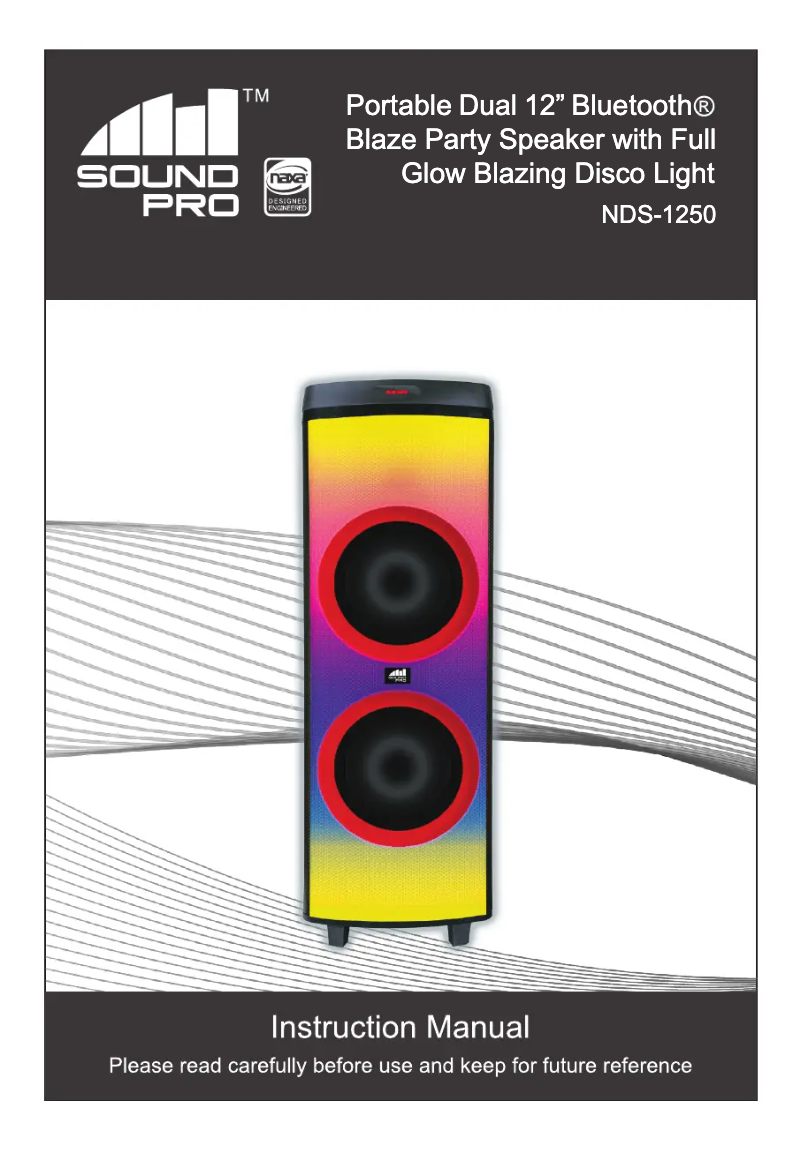 Imagen de la primera página del manual del dispositivo NDS-1250