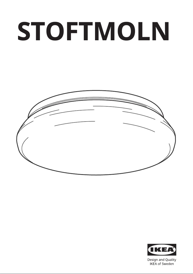 Página 1 del manual Manual de usuario Ikea STOFTMOLN 505.177.98