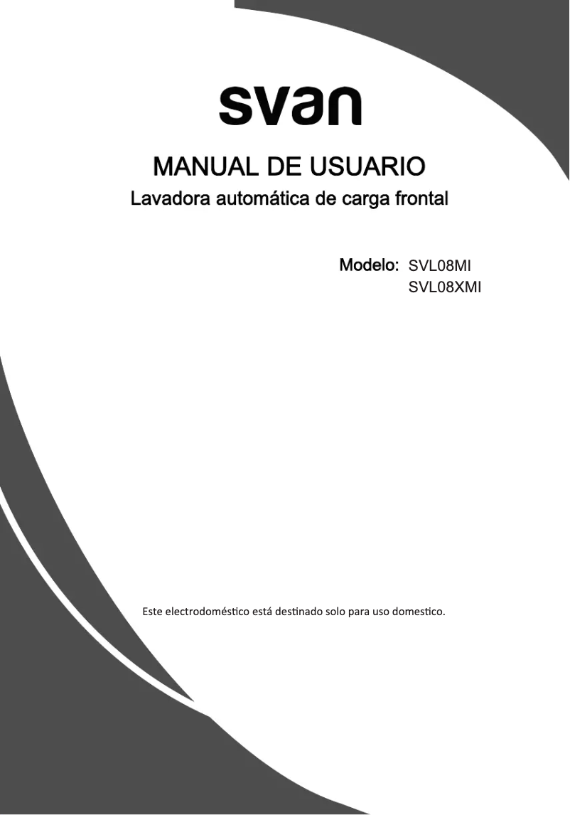 Página 1 del manual Manual de usuario SVAN SVL08XMI