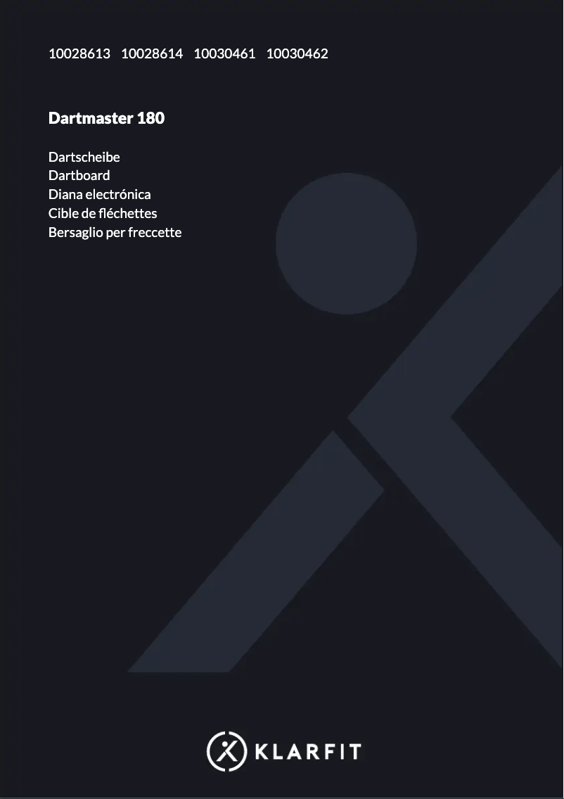 Imagen de la primera página del manual del dispositivo Dartchamp