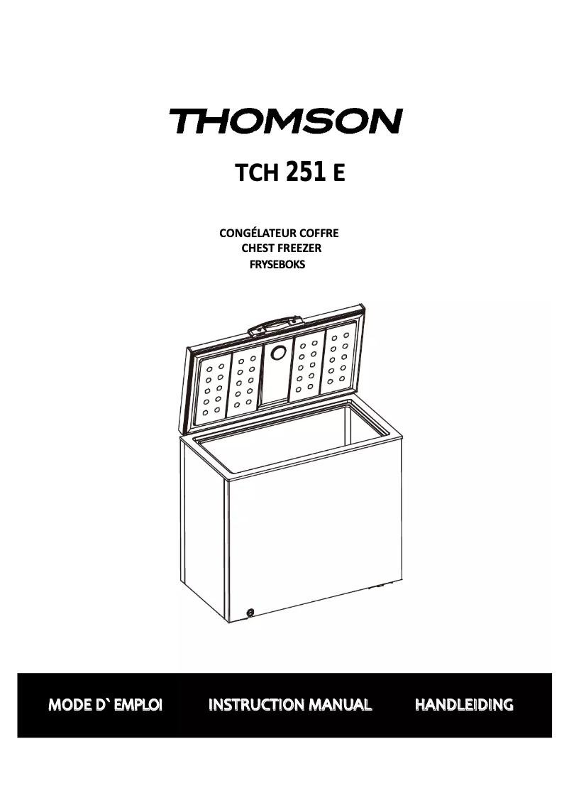 Página nº 1 - Manual de usuario Thomson TCH 251 E
