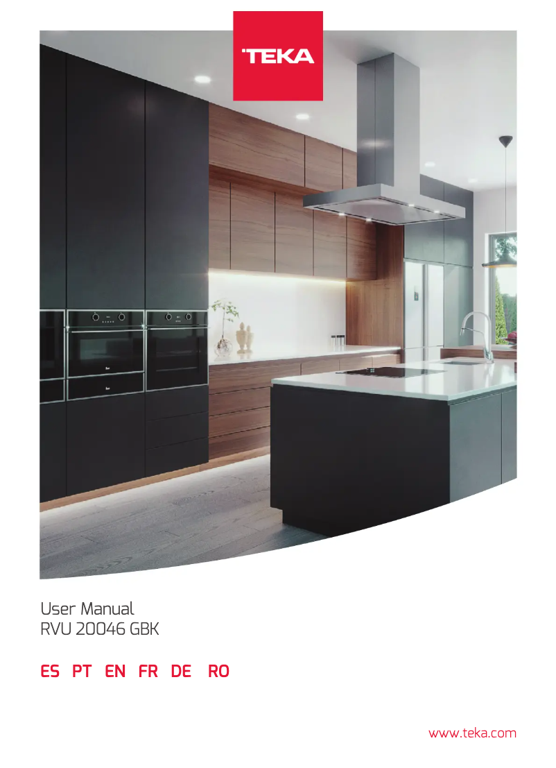 Imagen de la primera página del manual del dispositivo RVU 20046 GBK